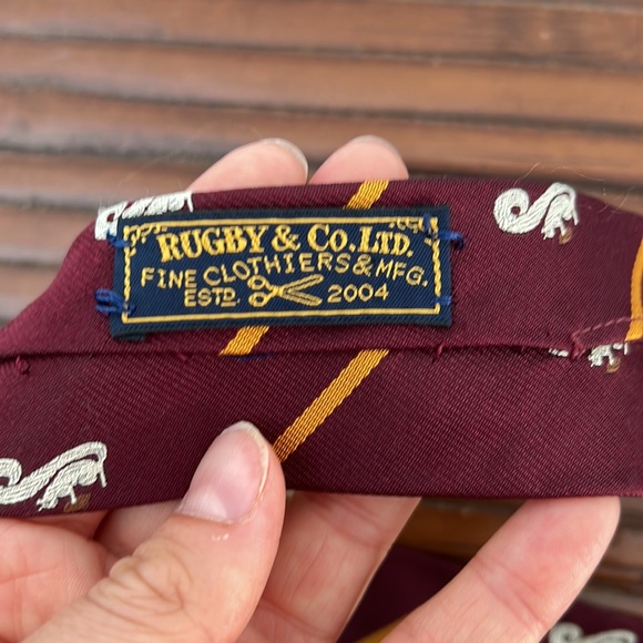 Vintage Rugby & Co Ltd Silk Tie Bundle - Picture 5 of 9
